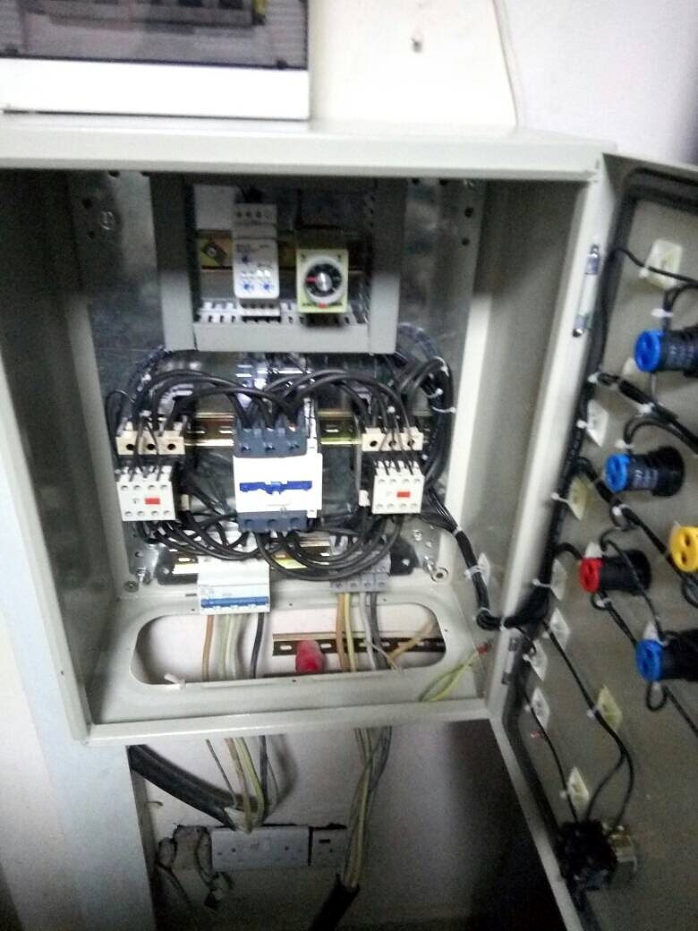 Motor starter panel
