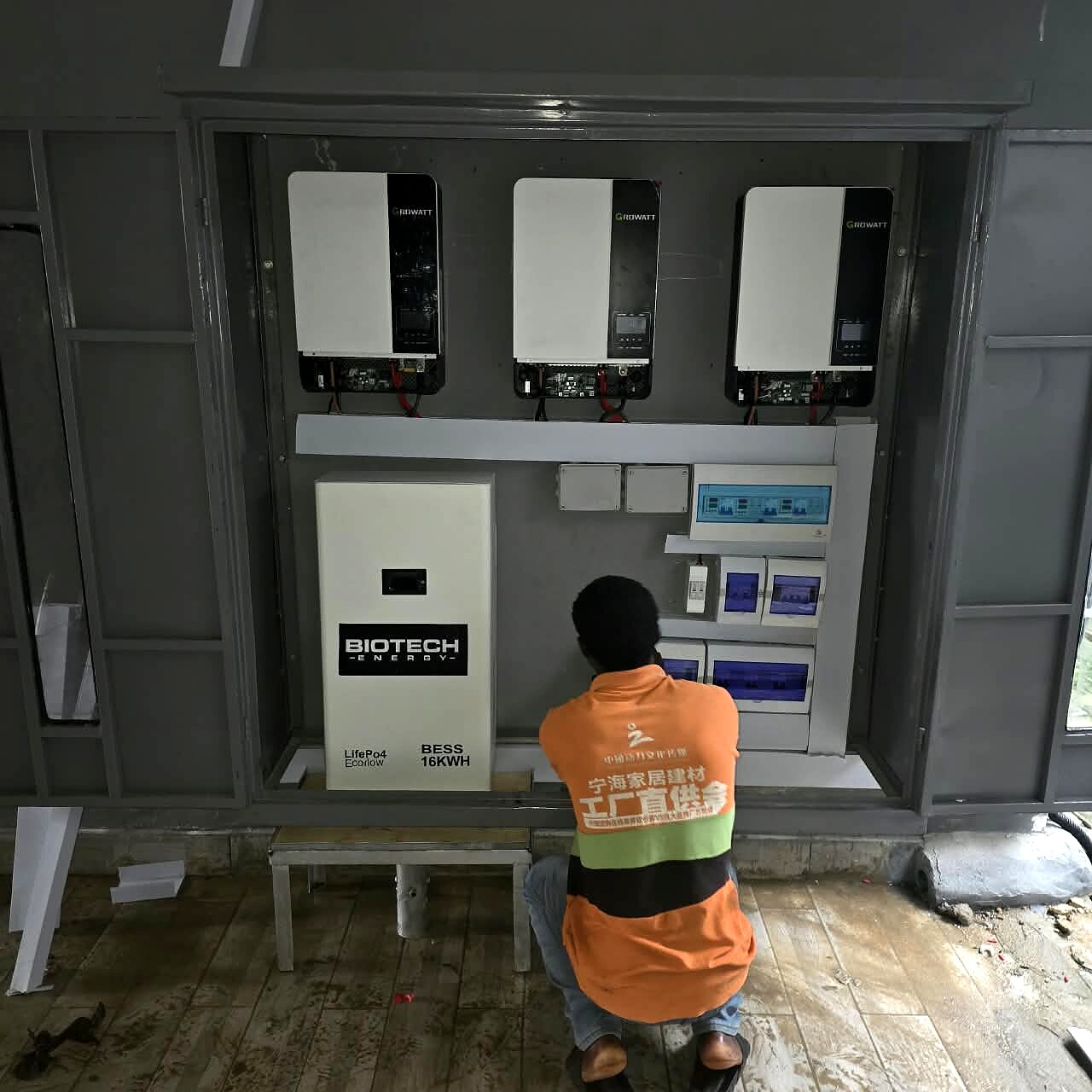 Commissioning a battery storage system